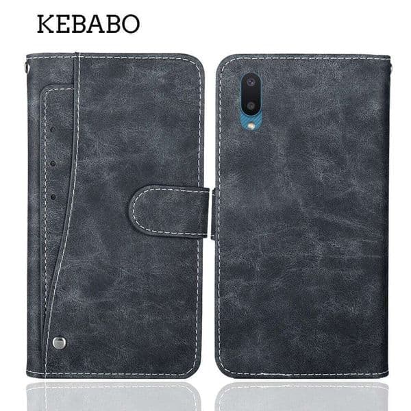 Leather Wallet For Galaxy A02 Case 6.5" Flip Fashion Cover Phone Protective Stand Function Bags H260305