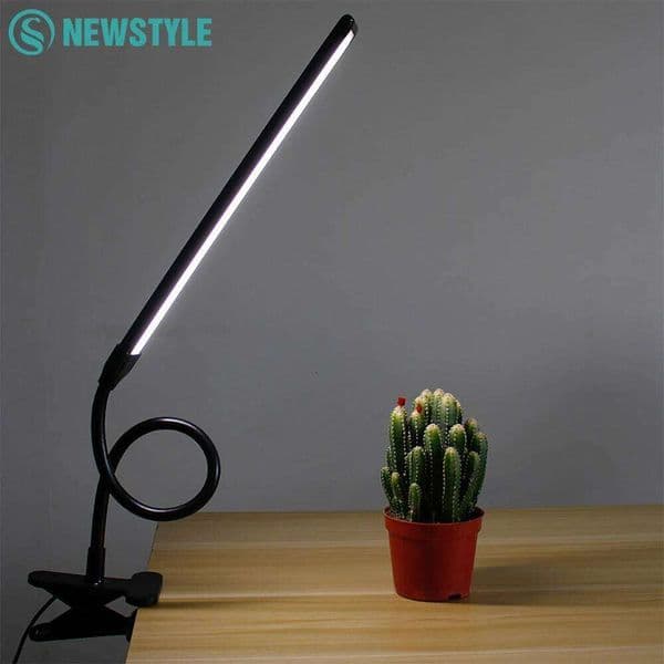 LED Clip-on 360 Rotatable and Bendable 3 Colors Adjustable USB Eye-Caring Reading Desk Lamp for Home Office Computer 26Y0206 26Y0306