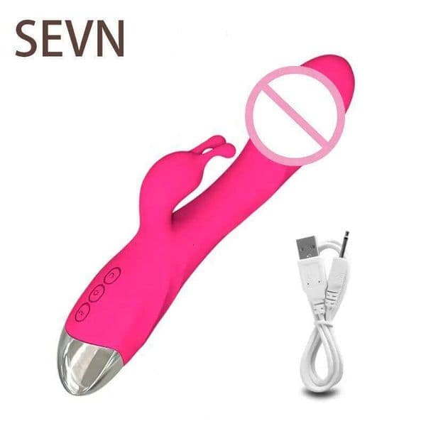 Rabbit Vibrator for Women Powerful G Spot Clit Stimulator Vagina Nipple Massage Dildo Female Masturbator Adults Sex Toy W260305