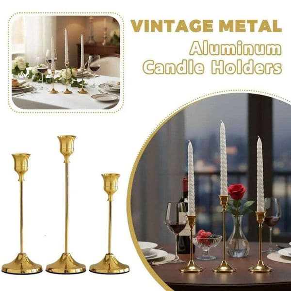 Metal Candlestick Exquisite European Style Wedding Table Decor Christmas Decoration Candle Stand Elegant Vintage Best Seller XJ260305