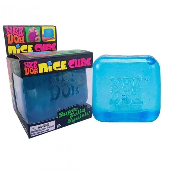 Stock STOCK Needoh Nice Schylling A Stress-Relieving Sensory Squeezing Kids Squeeze Toy With Super Solid Squish - 2.25 Cube Free Shipping bazaarlife