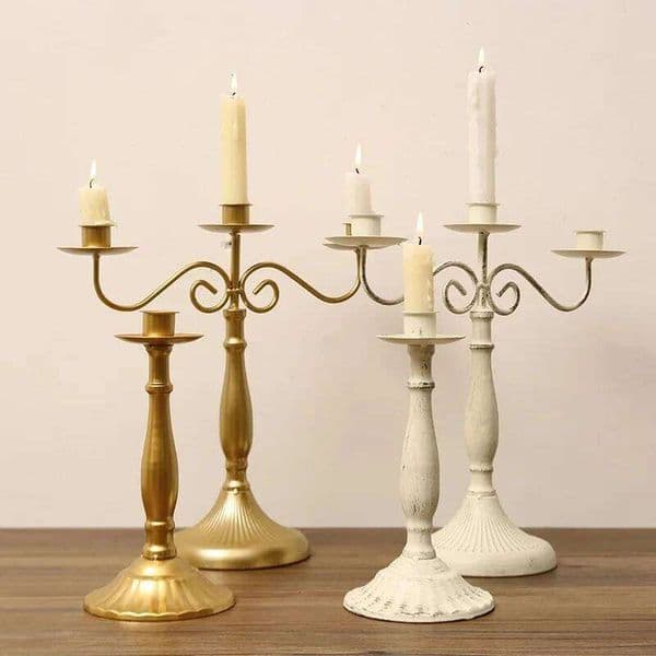 1PC, Candle Holder Table Modern Decorations Candles European Hotel Wedding Candlestick Decoration XJ260305
