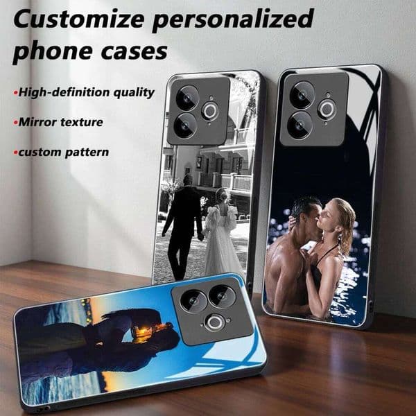Custom Photo Mirror Glass Phone Case for Realme GT 7/6/5/2/Pro/Neo 5/Neo 3/SE/ H260305