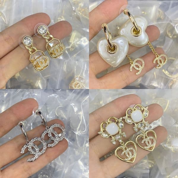cc earings designer channels earrings luxury jewelry Earrings for women fragrance accessories earrings jewelry