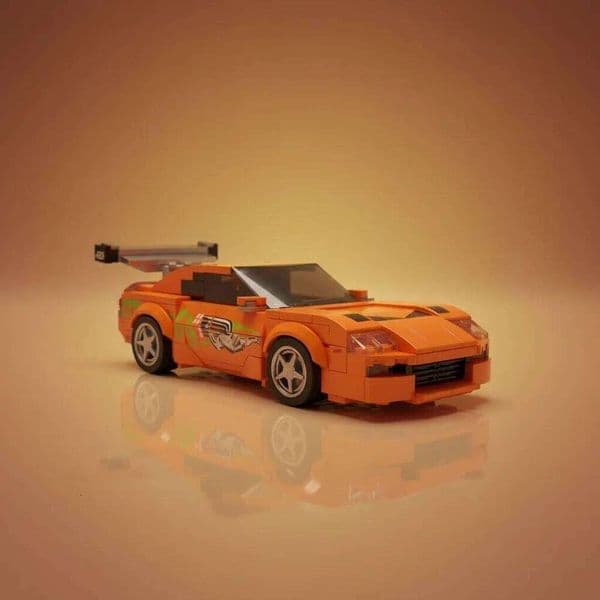 379PCS MOC Brian Classic Racing Building Blocks Four Color Series Assembling Model Toy Brick Children's Birthday Gift Z260305