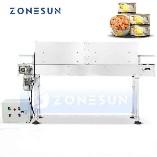 ZONESUN ZS-UVS1 Automatic Inline UV Sterilizer Industrial UV Tunnel Disinfection Lamp for Bottles Food Beverage Cosmetic Packing