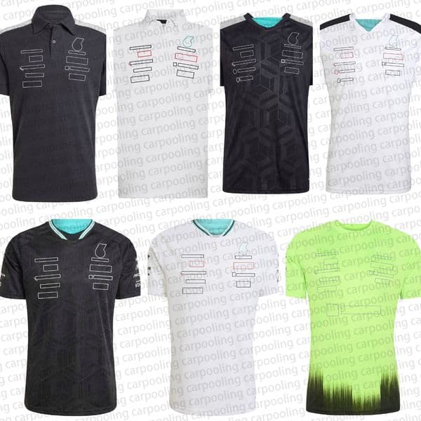 High quality F1 2026 Team T-shirt Mens Formula 1 Racing Polo Shirts Motorsport Driver Jersey Car Fans Quick-drying Unisex Tee Custom Logo