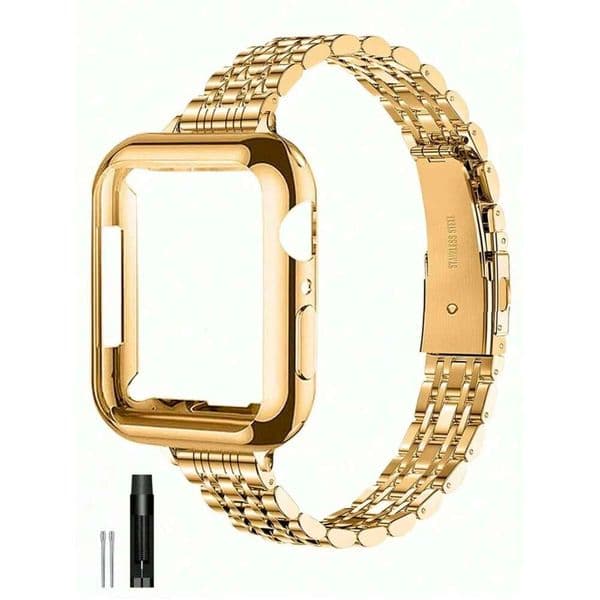 New 2 in1 Band protective shell case For Watch cover strap Series 11/10/9/8/7/6/5/4 38mm 40mm 41mm 42mm 44mm 45mm 46mm H260305