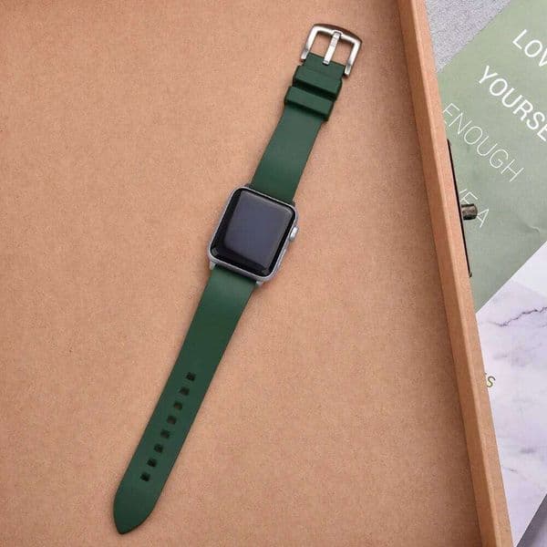 FKM Rubber Sports Strap For Watch Ultra 2/1 49mm 10 46mm 9 8 7 45mm 44mm Silicone Band for IWatch Series 6 5 4 Se Bracelet H260305