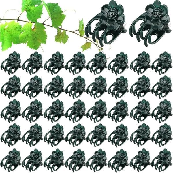 50100Pcs Garden Plant Clips Butterfly Orchid Flower Support Clamp Fruit Vegetable Stem Vine Tied Stakes Grafting Tools 260228