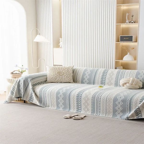 Small Fresh Cool Bean Ice Silk Sofa Cushion Summer Fixed NonSlip Mat Leather Sense Cover Cloth Towel 260304