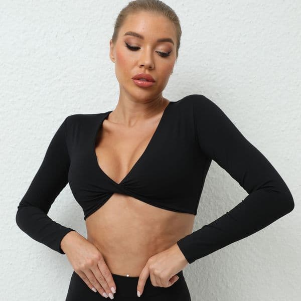 2026 new Seamless Sets Female Gym Suits Wear Running Clothes Women Fitness Sport Suit Long Sleeve Yoga Clothing 240407 free shipping