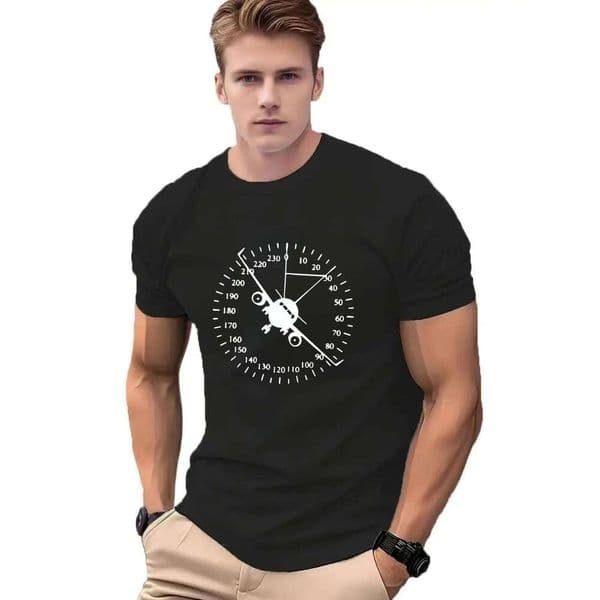 Summer Men's Airplane Pattern Print Casual Cool Loose O-neck for Men T-shirt Hip Hop Tees Fashion Male Clothing Tshirt L260306