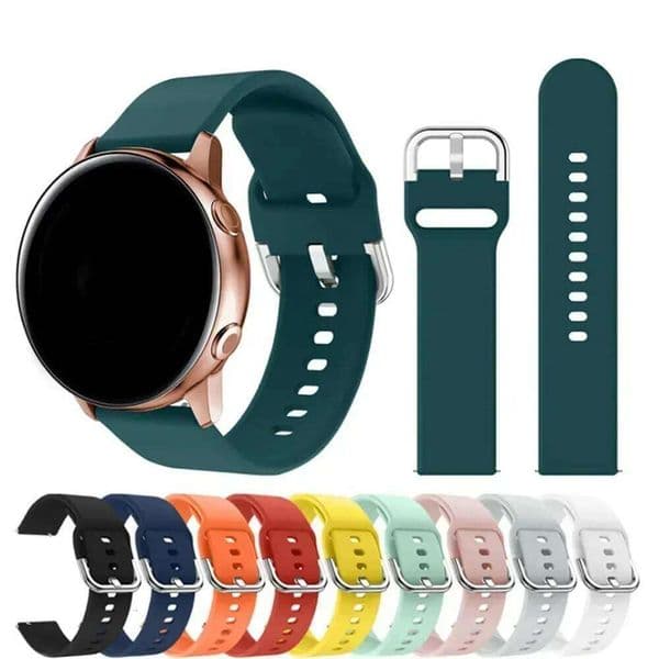 20mm/22mm Strap For Galaxy Active 2 40mm 44mm 3 Gear Sport Wrist Bracelet Replacement Watchband 20mm 22 Watch Band H260305