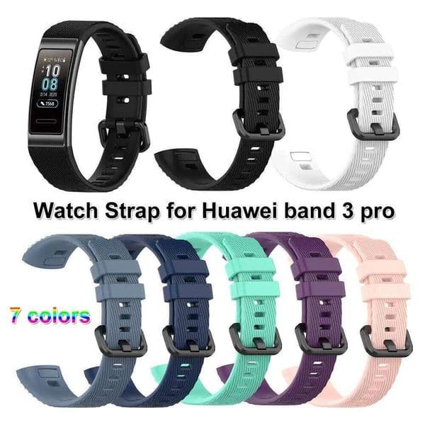 Replacement Buckle Soft Silicone Watch Wristbands Bracelet Strap Sports For Band / 3 Pro H260305