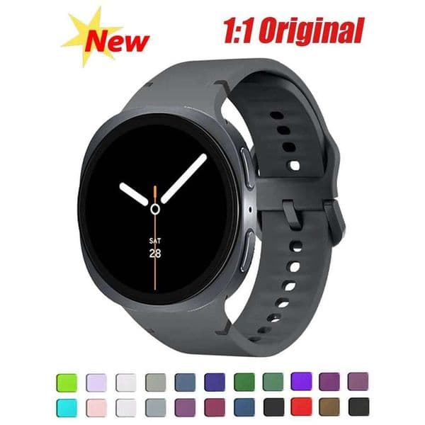 Official Sport Strap for 8/8 classic 46mm 44mm 40mm Wristband Blet Bracelets correa Galaxy Watch 8 Bands H260305