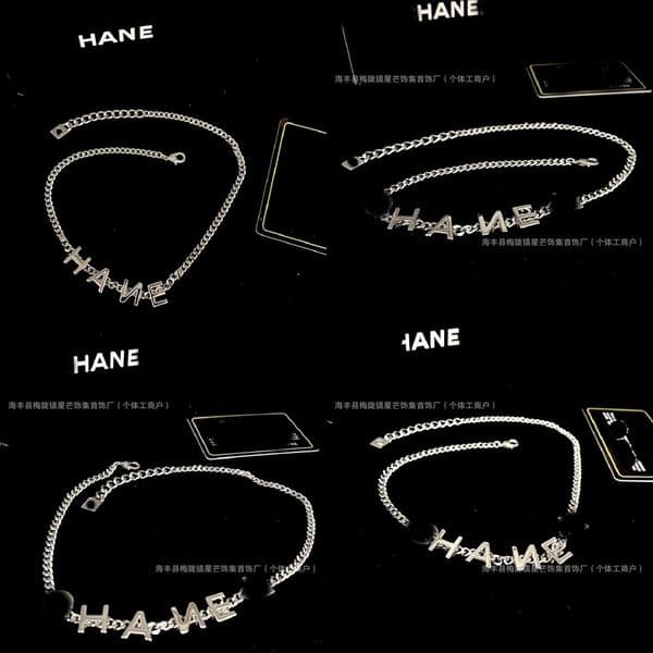 cc jewelry necklace designer Twisted chain necklace made of brass material suitable for sweaters GJ5G