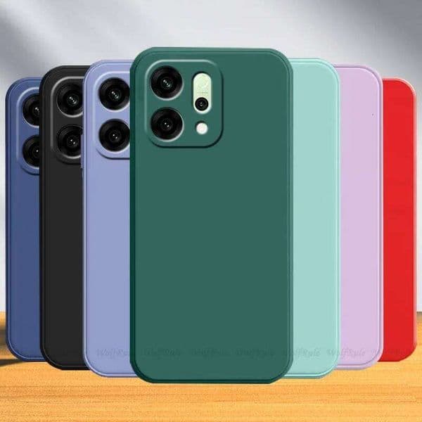 For Case Cover Capas Shockproof Original Liquid Silicone Phone Bumper TPU Soft Fundas Reno 14 Pro H260305