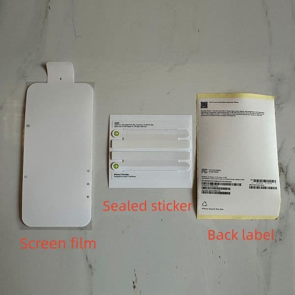 Dowin Factory Wholesale Screen Protector for iPhone 15 16 17 Pro Max Eco-friendly Cardboard Sealed Sticker for smartphone box