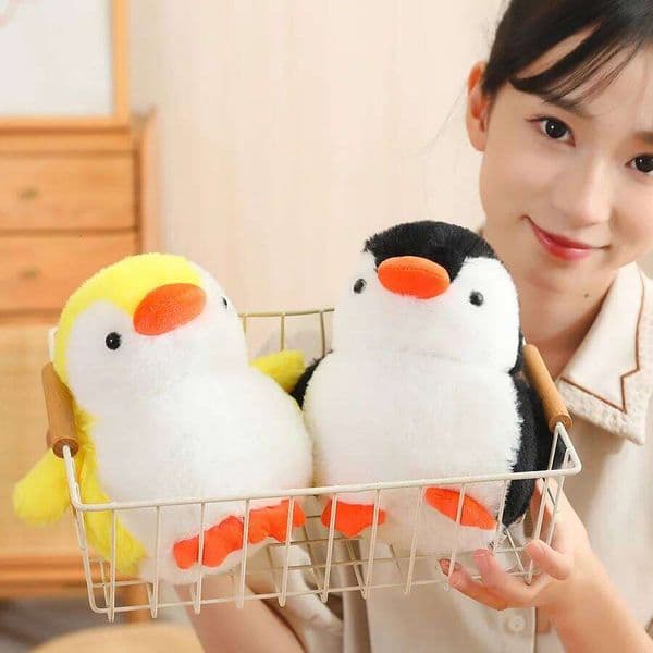 Cute Penguin Brother Plush Pillow Stuffed Toy Children's Sleeping Companion Doll Birthday Gift H260305