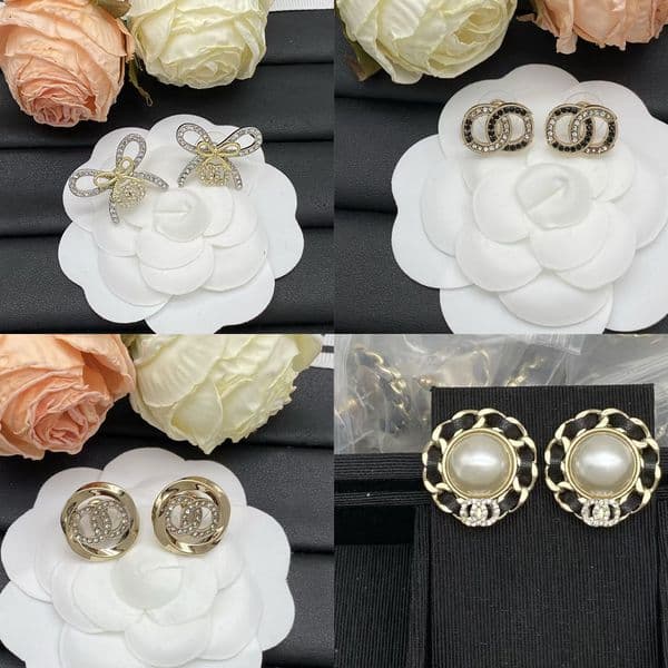 Classic Copper Earrings Earrings Designer for Women 18K Gold Plated Brass Earring Sweet Girls Wedding Party Gifts Jewelry Accessories