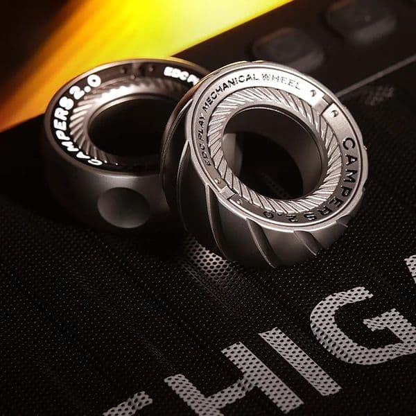 Office Desk EDC Mechanic Ring Paragraph Fidget Spinner Fingertip Gyro Ratchet Magnetic Metal Adult Anti Stress Toy gift 260306
