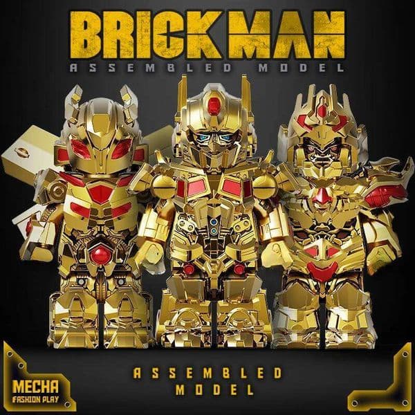 Newstyle Transforming Robot Series Model Creative Man Figurine Building Decoration Children's DIY Toy Gift for Children C260306