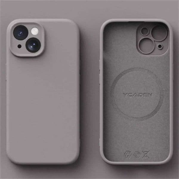 Liquid Silicone Case for iPhone 16 ProMax 15 Pro 14Pro Max 13 12 11 Magnetic wireless charging Soft Skin Smooth Cover Bumper 26L0424