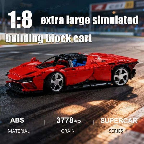 Creative Model Building Blocks Technical SP3 42143 Sport Car 3778PCS Toys For Kids Boyfriend Birthday Gifts Decoration Supercar K260311