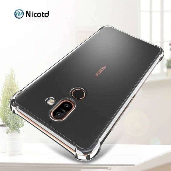 7 Plus 2018 Ultra Thin Clear Transparent Soft Silicone TPU Phone Case Cover For Nokia 7Plus slim Back cover Cases H260305