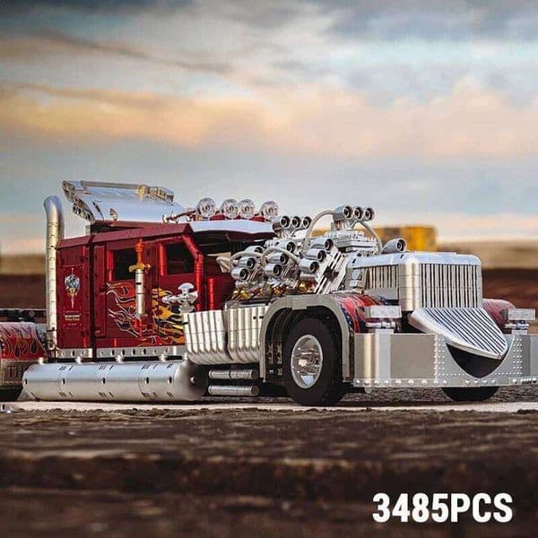 3485PCS Heavy Truck Model Building Blocks Toys Sets Desktop Ornaments Vehicle Bricks For Children Adt Birthday Christmas Gifts C260326