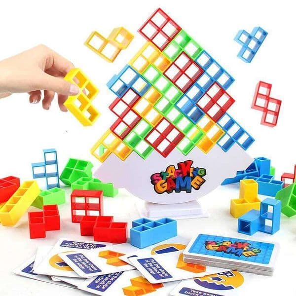 Puzzle Toy Tower Fun Balance Stacking Building Block Brick Board Game For Kids Adults Friends Team Dorm Family Night Party Games C260306