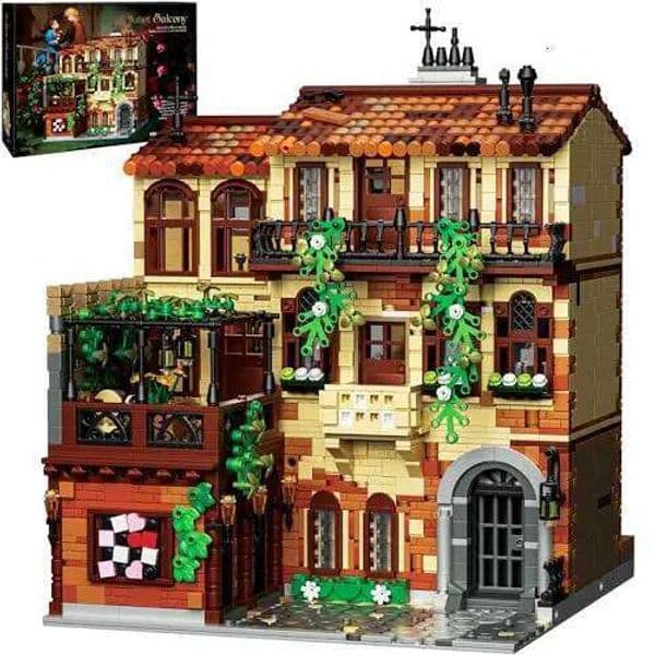 3800PCS Classic Musical Theater Balcony Scene Building Blocks Architecture Model Bricks Desktop Decoration Kids DIY Toys Gifts C260326