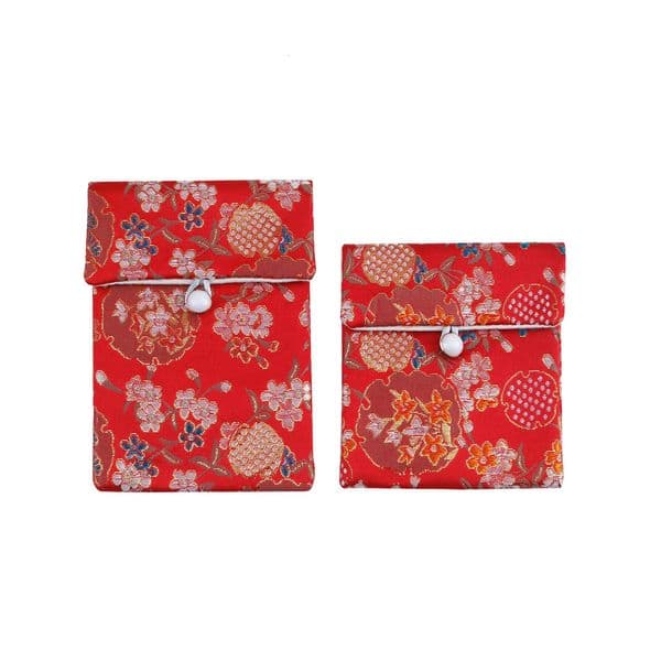 Silk Embroidery Jewelry Storage Bag Soft Necklace Organizer Pouch Chinese Brocade Cotton And Linen Jewel 260307