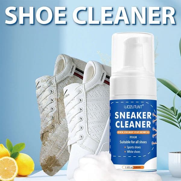 100ml White Shoe Cleaner Nowash Dry Cleaning Foam Decontamination for Suede Sheepskin Matte Shoes Leather Sneakers Care 260304