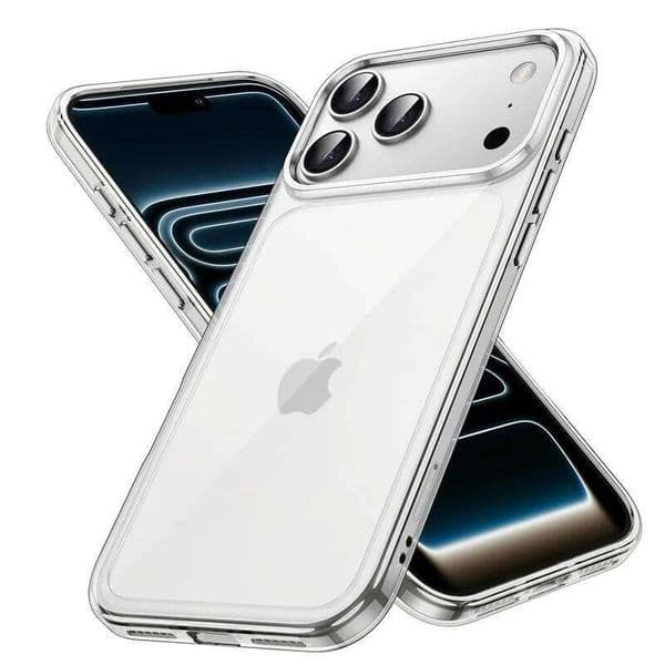 3Pcs Soft Transparent Silicone Phone Case For iPhone 17 Air 16 15 14 13 12 11 Pro Max Plus Mini Support Wireless Charging H260305