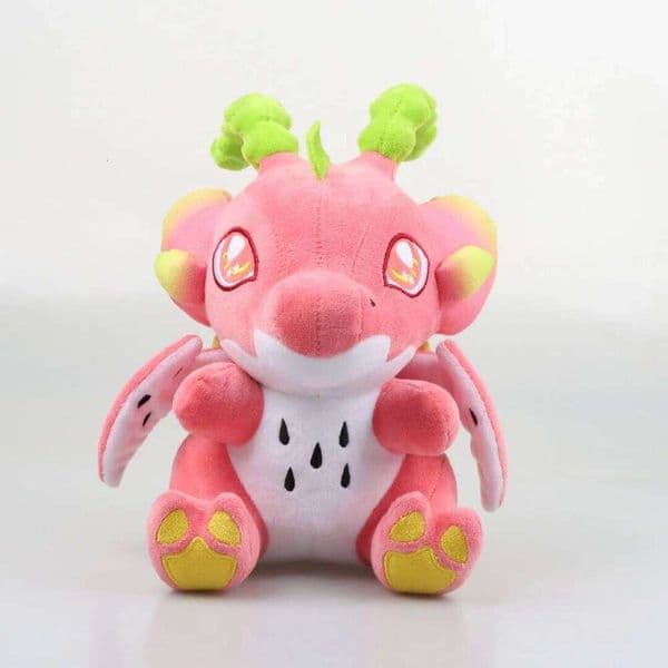 1pc 25cm/9.84in dragonfruit dragon fruit dinosaur doll seated cute plush birthday gift H260305