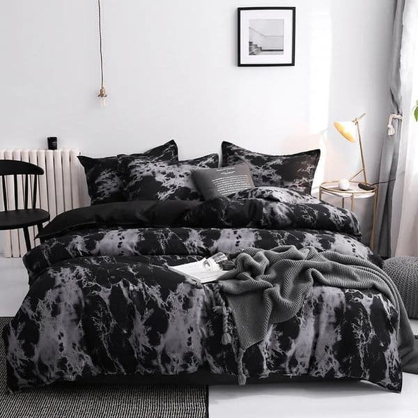 3pcs Duvet Cover Set with Pillow Case Double Comforter Bedding Quilt QueenKing Couple or Single Bed 260304