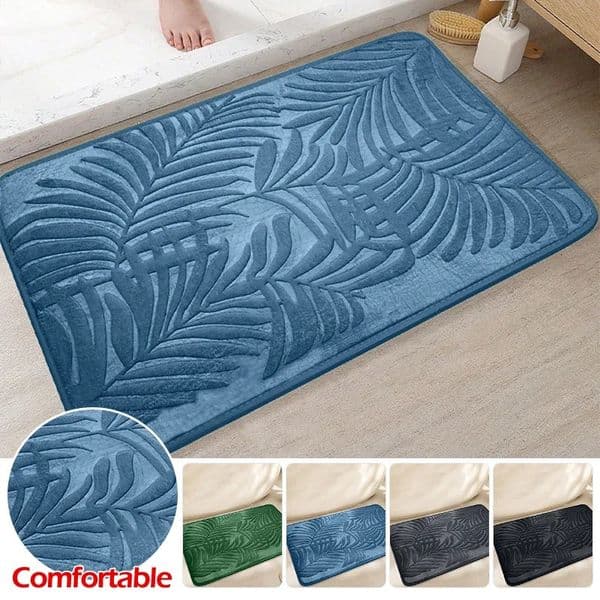Absorbent Non-slip Bathroom Rug Memory Cotton Bathrooms Floor Rugs Bath Mat Living Room Bedroom Kitchen Home Carpet 260307