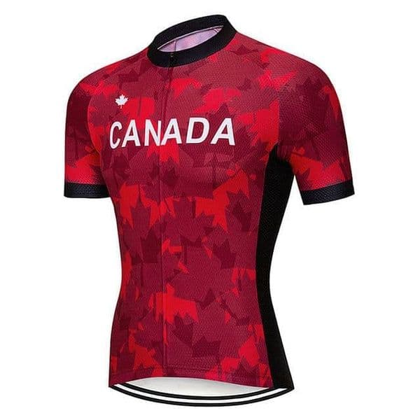 2026 Brand New Team Canada Maple Leaf Cycling Jersey Breathable Cycling Jerseys Short sleeve Summer Quick Dry Cloth MTB Ropa Ciclismo