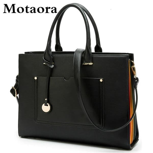 MOTAORA 2025 Women Handbag Fashion Leather Shoulder Bag Ladies Large Capacity Messenger Bags Laptop Bag For 14 Air260228