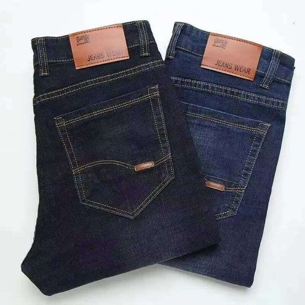 Men's Soft Straight Denim Pants 2025 Autumn Classic Business Black Biker Jeans Overalls Masculino Pantalone Hombre Mannen Homme W260307