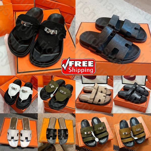 Free Shipping Designer oran claquette Chypre Nappa Extra sandals slides clogs heels sliders clog shoes for mens womens sandal women Flip Flops