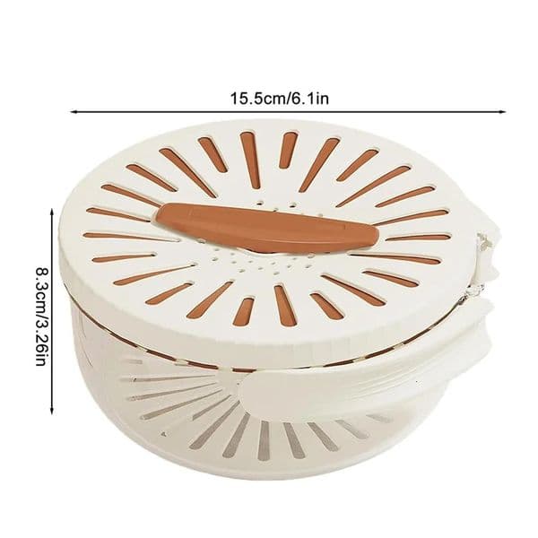 GTBL Innovative Folding Handle Fruit And Vegetable Washer Bowl For Kitchen Drain Rack 260306