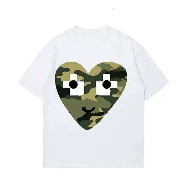 Printed Loose Trendy Couple Short-sleeved T-shirt Women's Clothes Women Clothing Harajuku Y2k Top Fashion Q260306