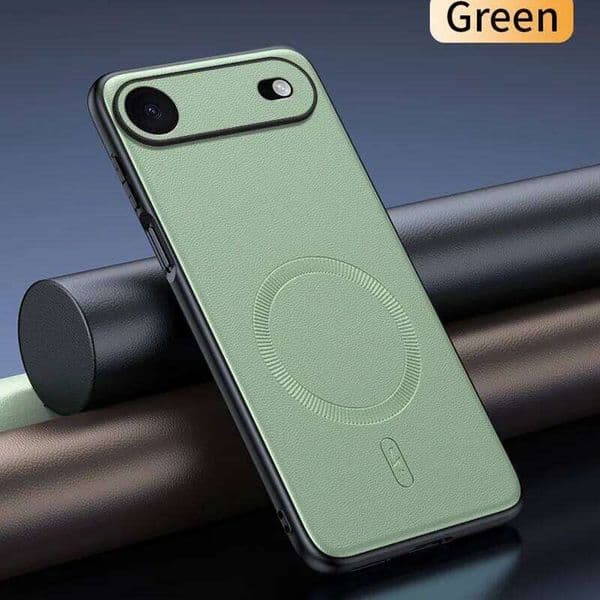 Case Magnetic Leather Shield Cover For Iphone 17 Air Anti-Fingerprint Non-Slip PC+TPU H260305