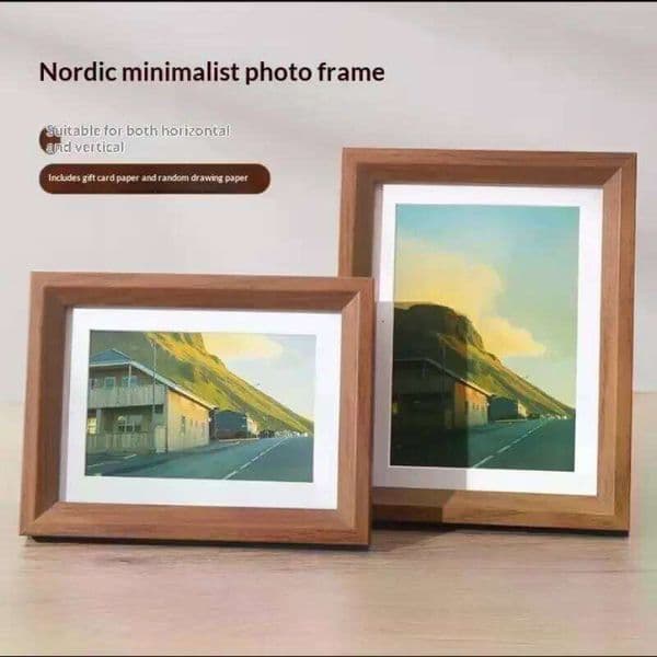 3pcs Black And White Wooden Photo Frame Poster Canvas Painting Desktop - Wall Or Tabletop Display Interior Decor H260306