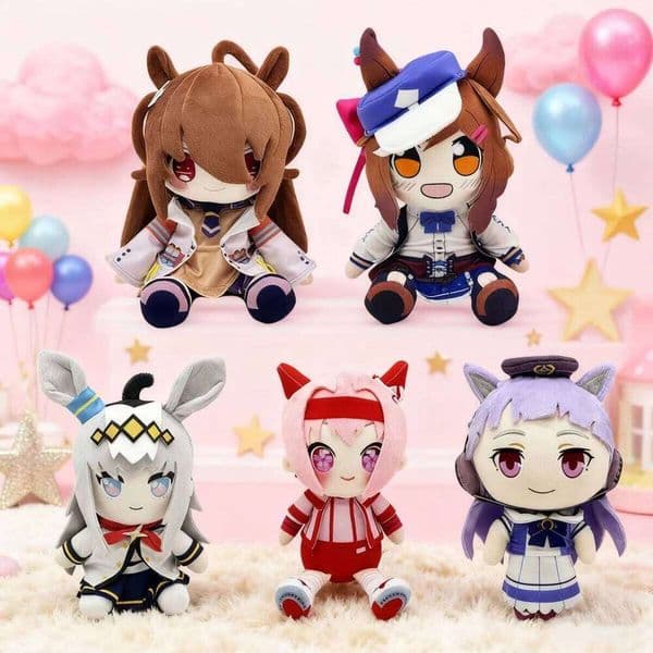 Kawaii Uma musume Plush Toy Anime Pretty Derby Character Merchandise Rice Shower Oguri Cap Maruzensky Toys Birthday Xmas Gift W260306