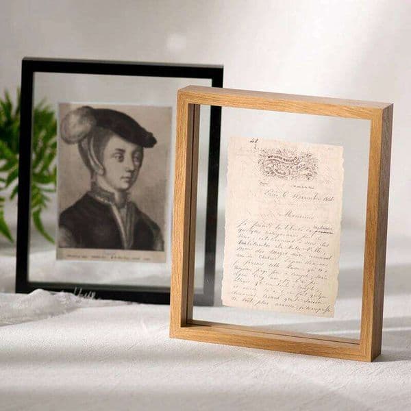 Wood Specimen With Real Glass Frame,Picture For Wedding Picture Frame Desktop Photo Decor H260306