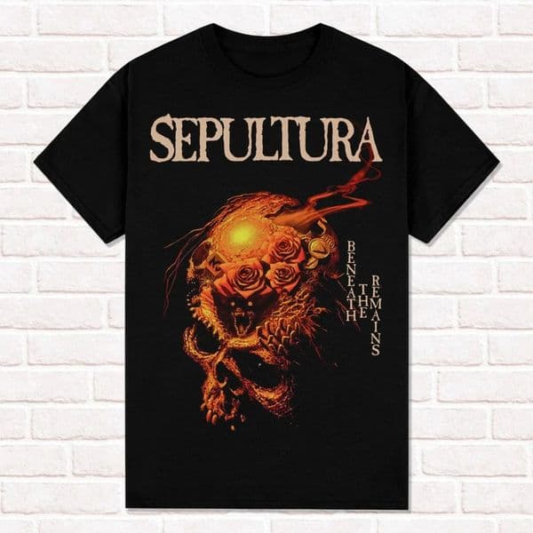 Sepultura TShirt Beneath The Remains 1989 Thrash Death Metal Groove Summer Cotton Men Top Tee Streetwear Casual 260302BANJIA